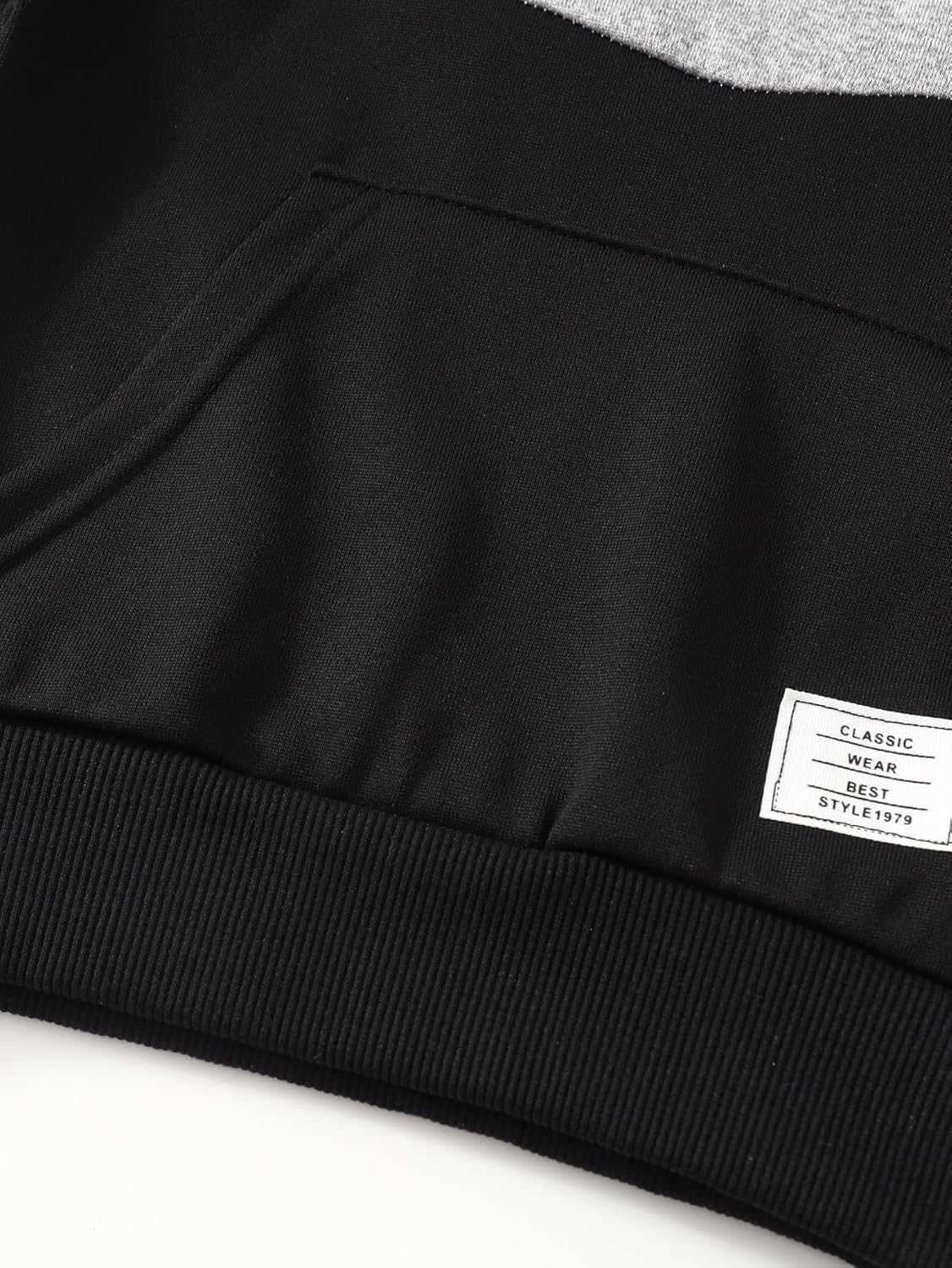 Boys Hooded Pants Set 4 Piece Colorblock Sweatshirt and Jogger Pants Pullover Sweatsuit Fall Winter Outfits 4-12 Years - Image 4