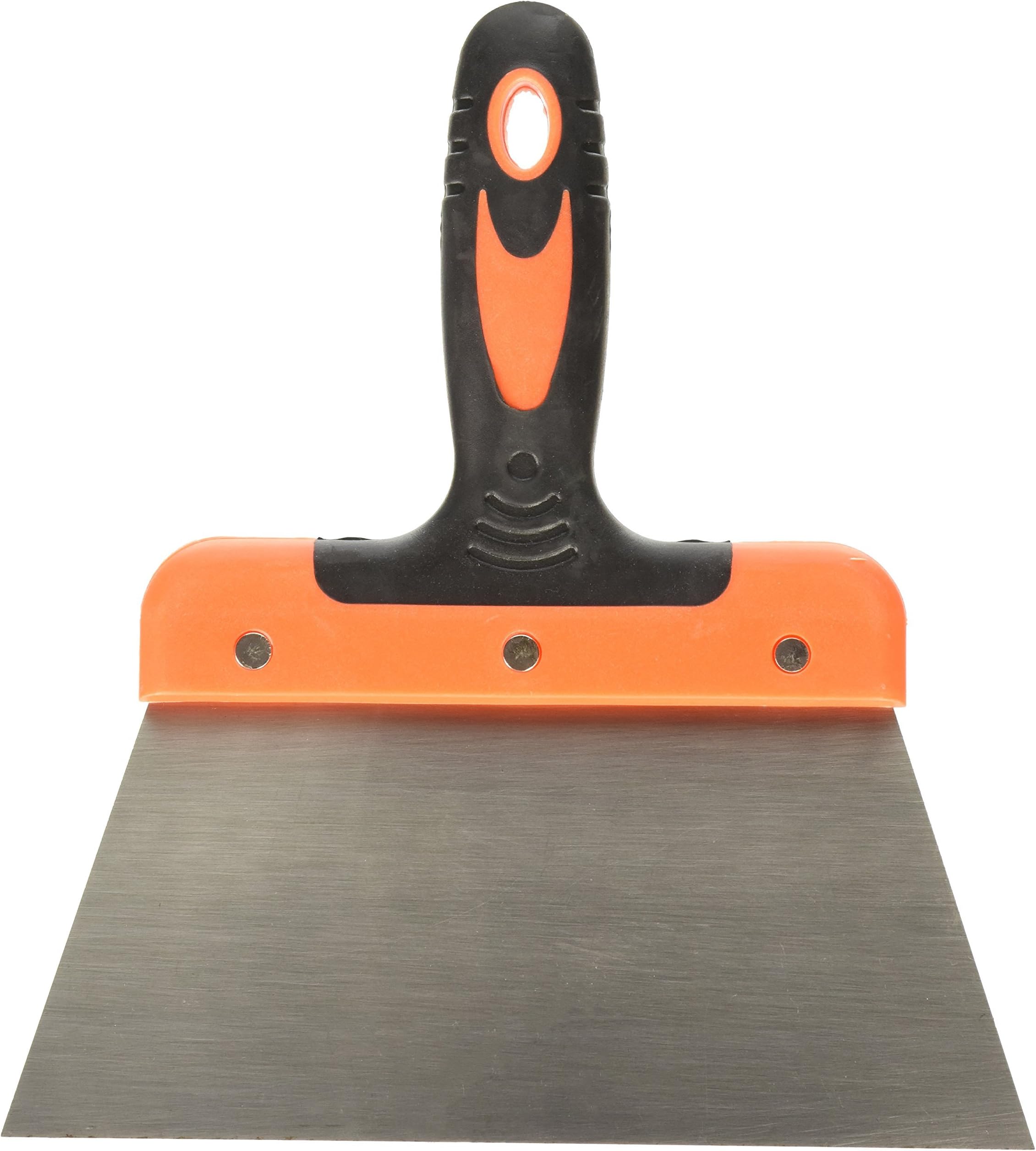 Set of 2 Howdy Brand 8" Metal Scrappers with Soft Grip Handle