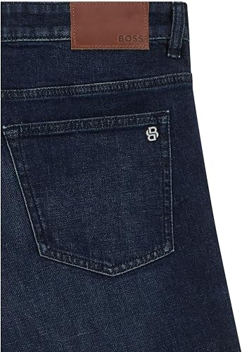 BOSS Delaware Jean Slim en Denim Stretch Bleu Confortable - 7