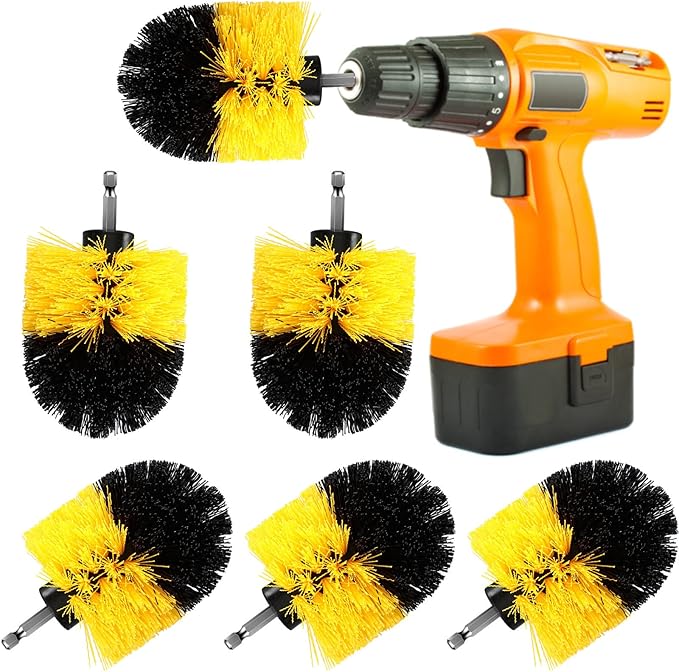 Drill Brush Nylon Drill Brush Attachment Electric Power