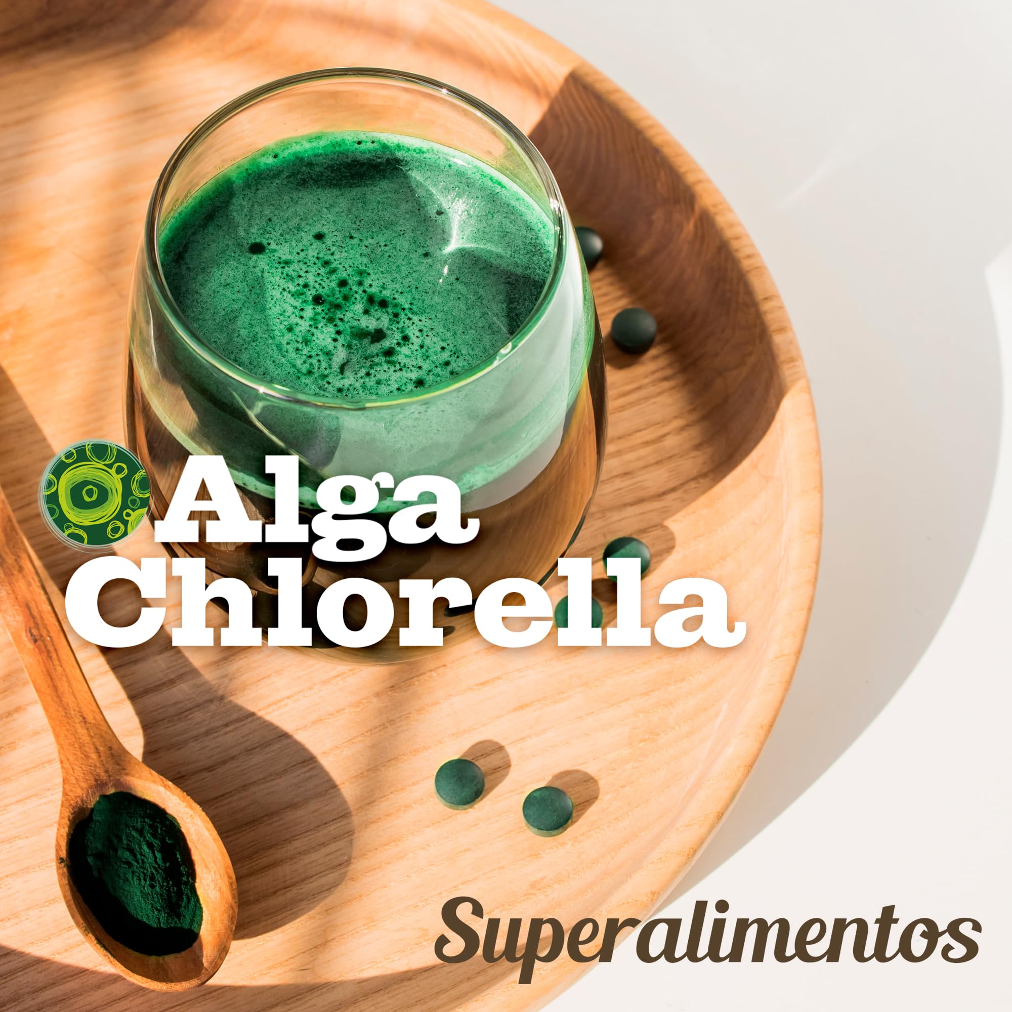 ALGA CHLORELLA BIO 90 G DOYPACK SUPERALIMENTOS DRASANVI