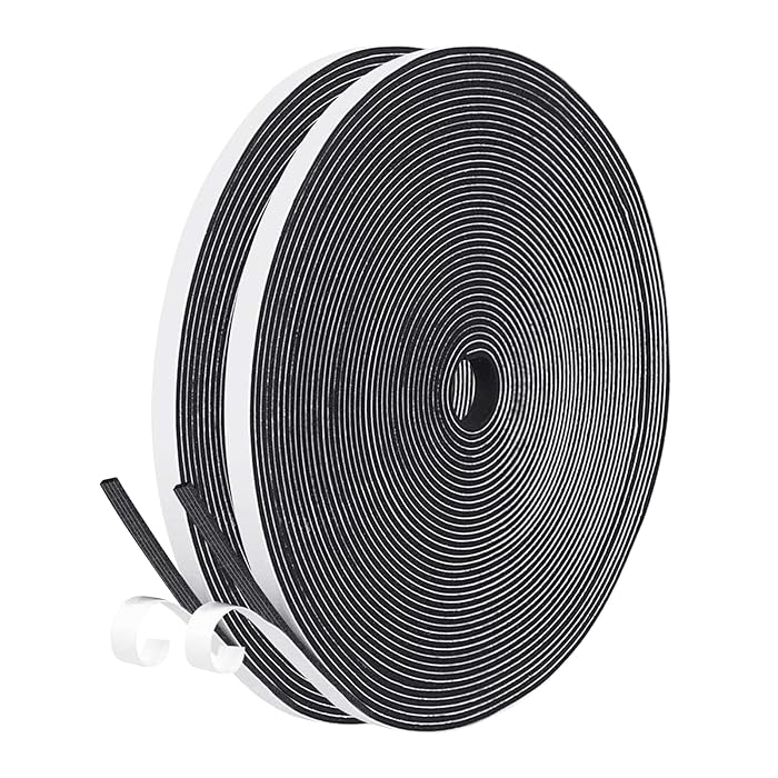 Buy Fowong Strong Adhesive Foam Rubber Seal Tape, 6mm(W) x 1.5mm(T