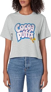 Cocoa Puffs Sonny The Cuckoo Bird Distressed Big Chest Logo Women's Crop Top