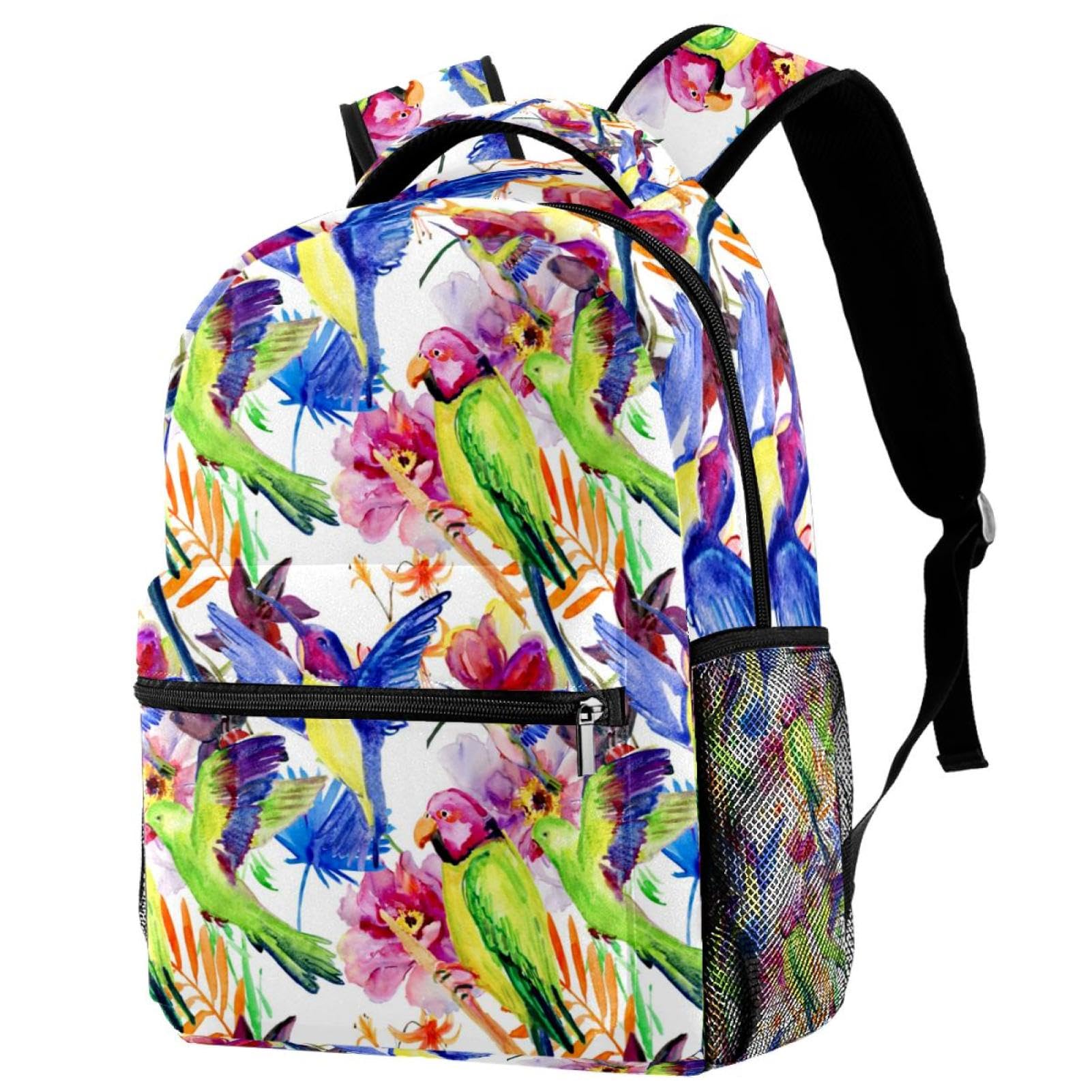 Sac à dos d'école pour filles et adolescents avec grand compartiment de 40cm