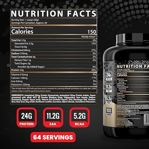 Miniatura 2 de Nutrex Research Proteína de suero en polvo, infusión muscular de chocolate aislado de suero con EAA y Hi BCAA para ganancia muscular, 5 libras,