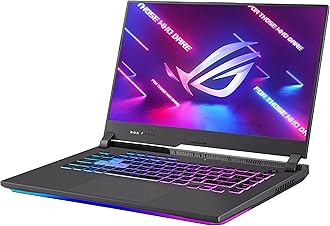 ROG Strix G15 (2021) Gaming Laptop, 15.6? 144Hz IPS Type FHD Display, NVIDIA GeForce RTX 3050, AMD Ryzen 7 4800H, 8GB DDR4, 512GB PCIe NVMe SSD, RGB Keyboard, Windows 10, G513IC-EB73
