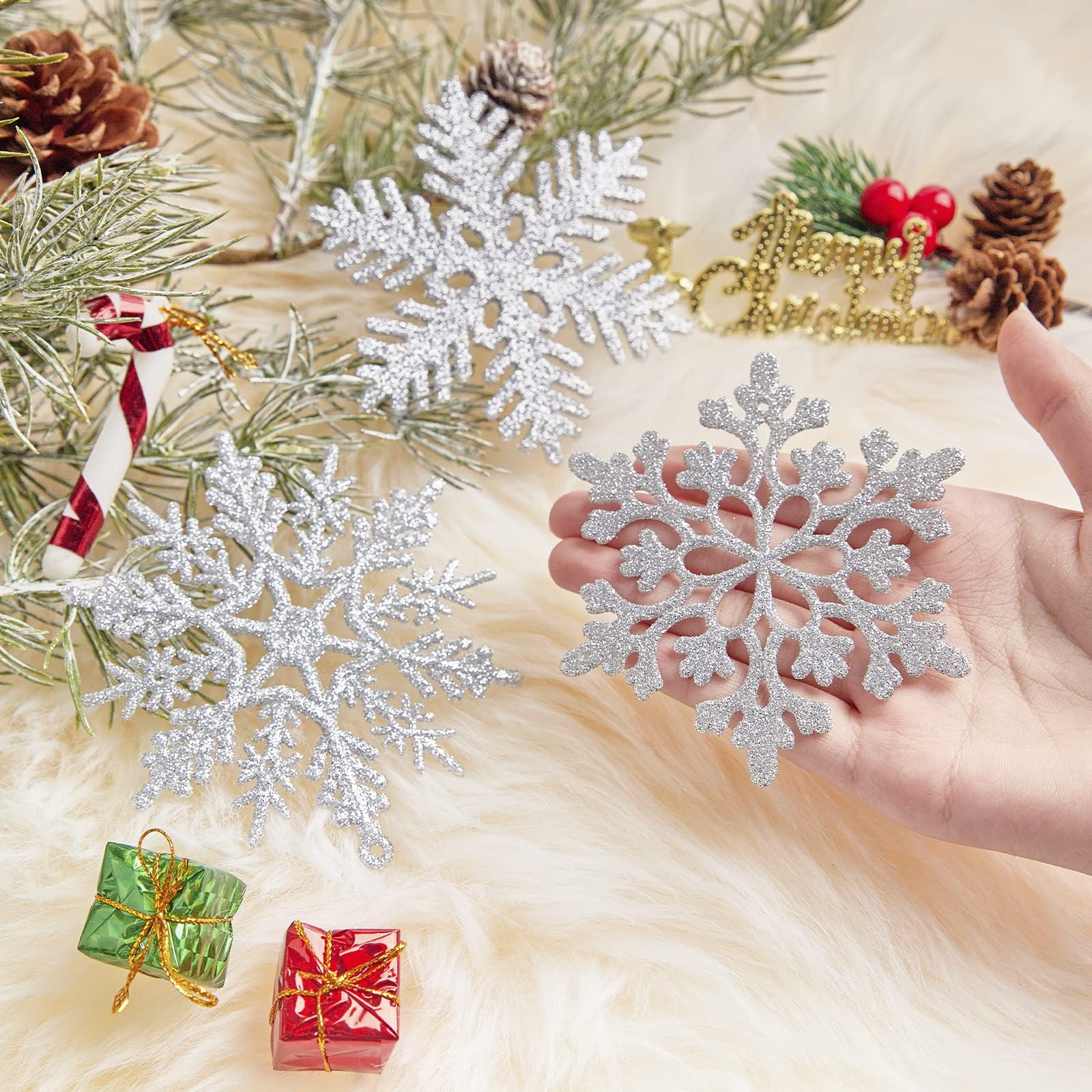 クリスマス　オーナメント　雪の結晶 オーナメント / 雪の結晶 9点セット クリスマス | AmmyMade