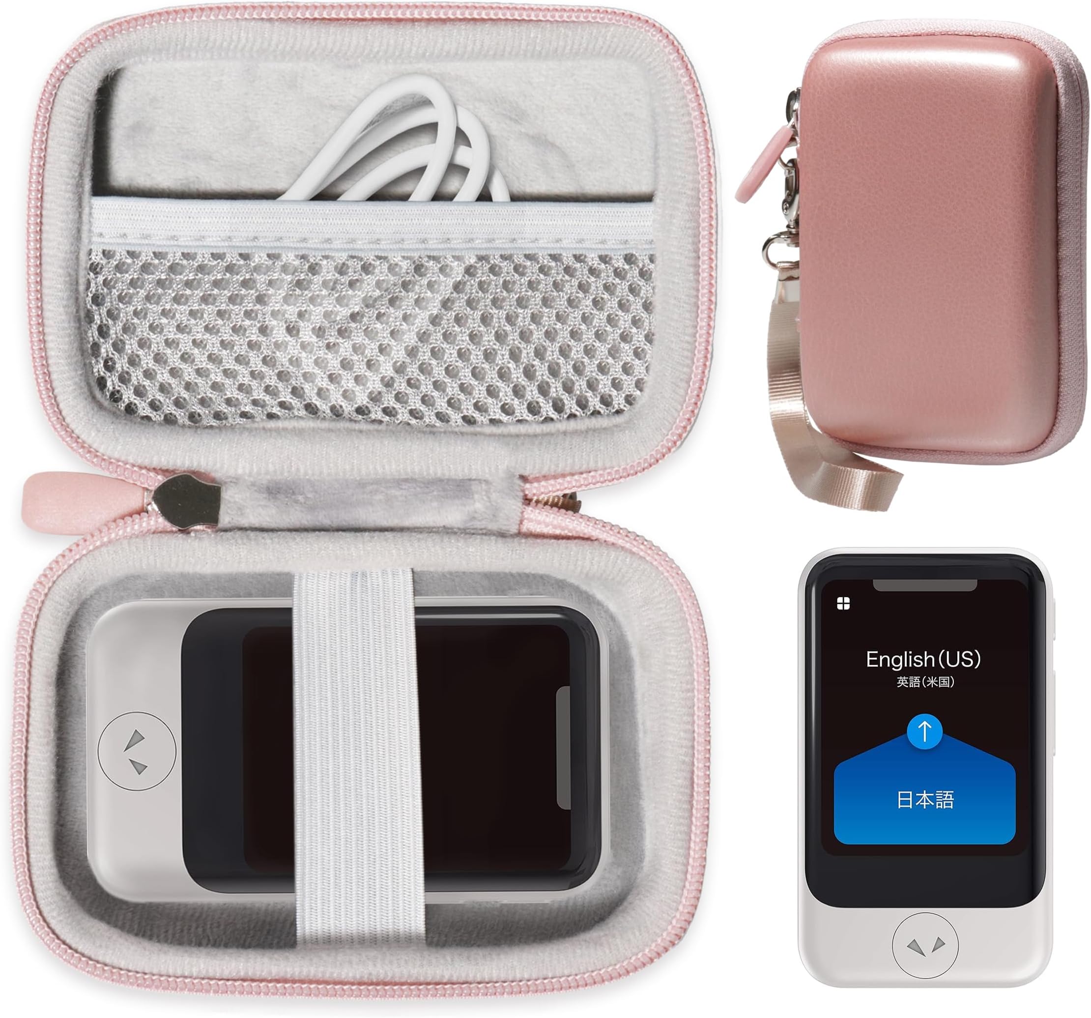 CaseSack Case for Pocketalk S Two-Way Voice Translator with Built-in Data, Pocketalk Classic