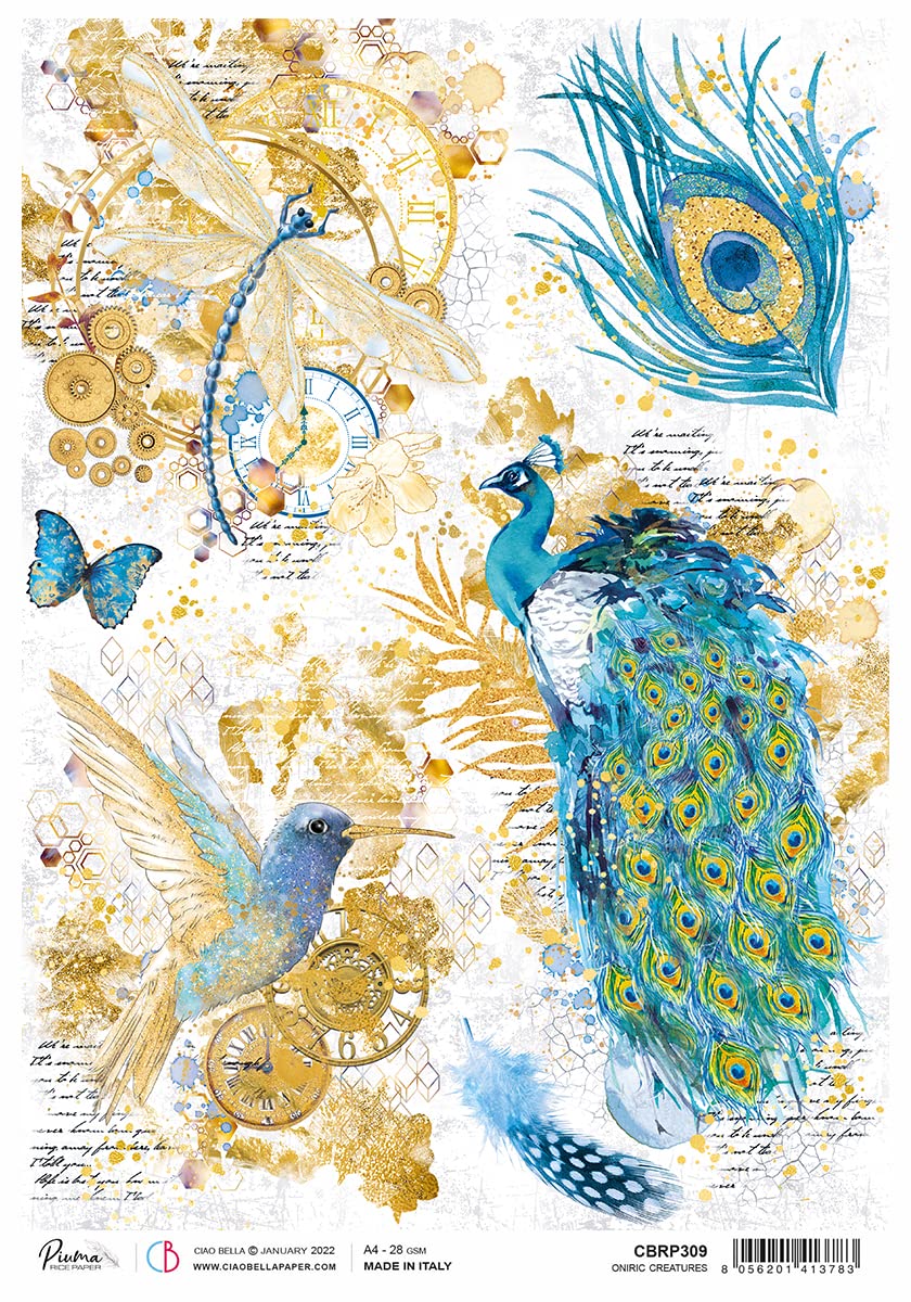 Rice Paper A4 Oniric creatures