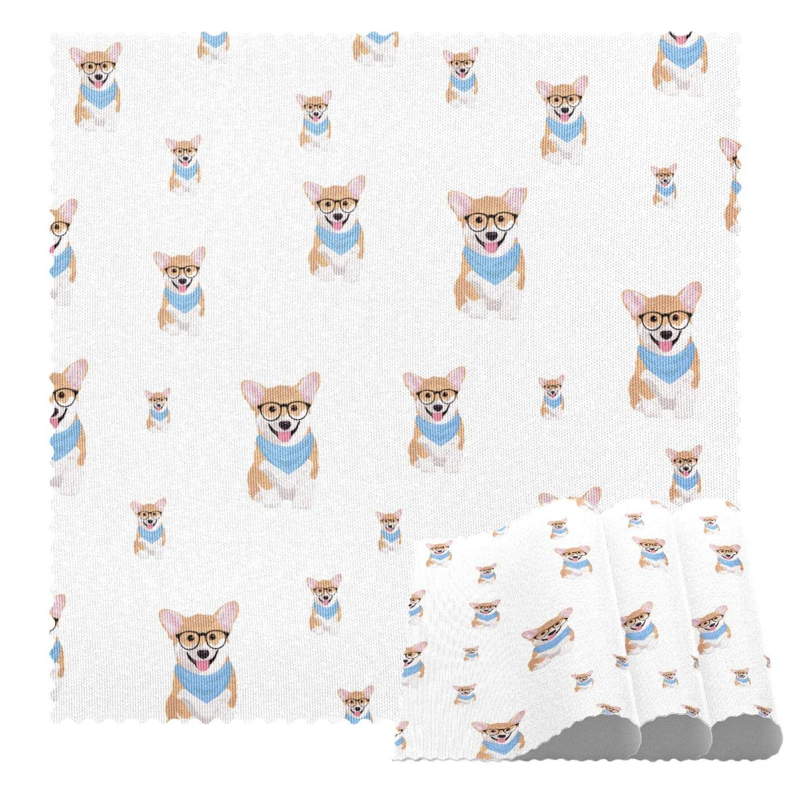 Sets de table Corgi pour un repas de famille convivial et sans taches