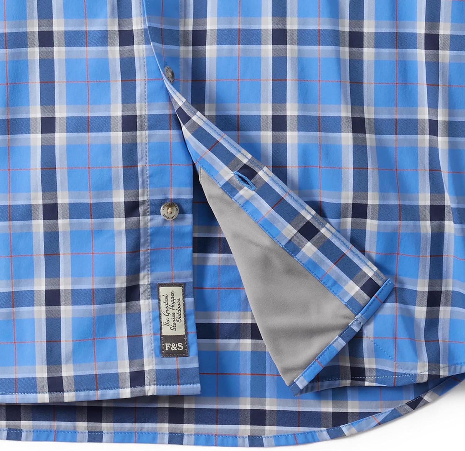 Field & Stream Men's Line Burner Long Sleeve Nylon Performance Fishing Shirt - Image 7