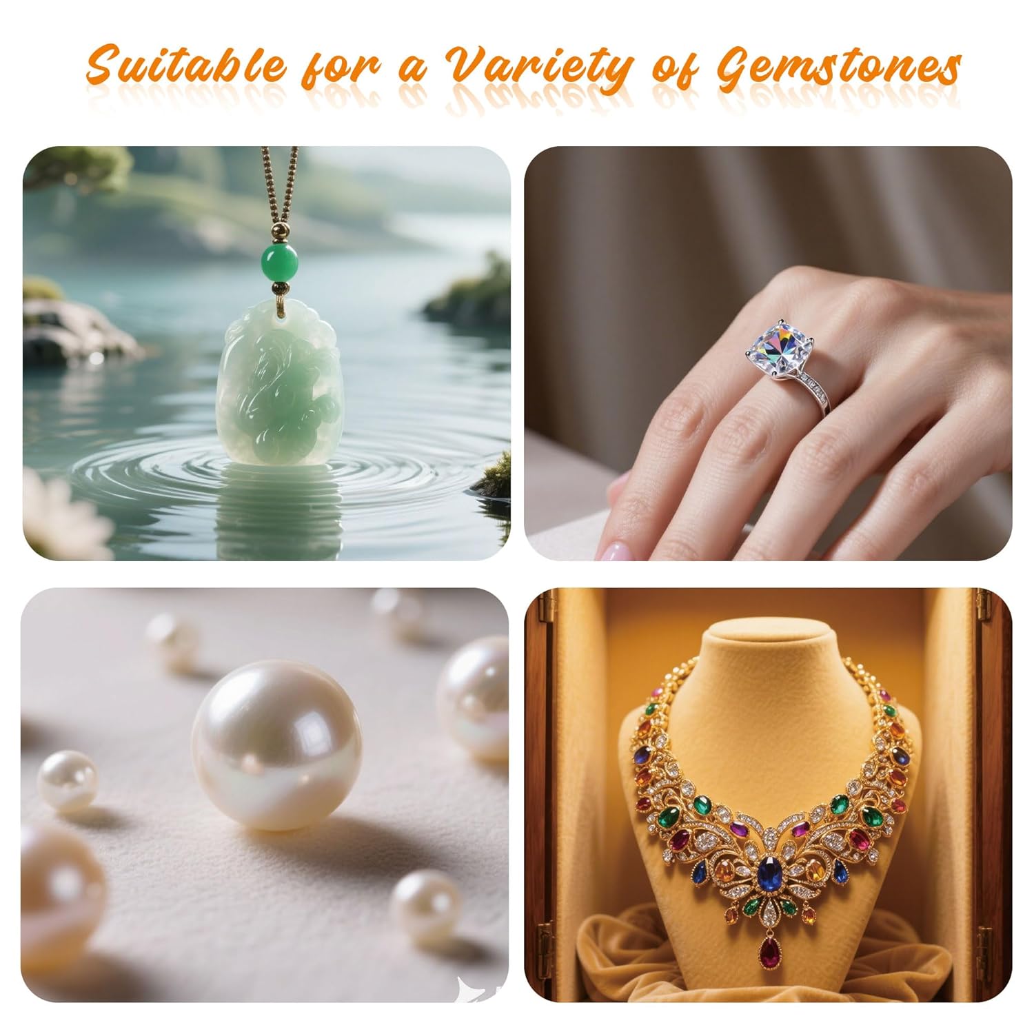 Generic Jewelry Refractometer, Portable Gem Tester, Professional Gemstone Tester, Gem Refractometer, Measures Refractive Index 1.30-1.81, Flashlight Included, Easy to Use