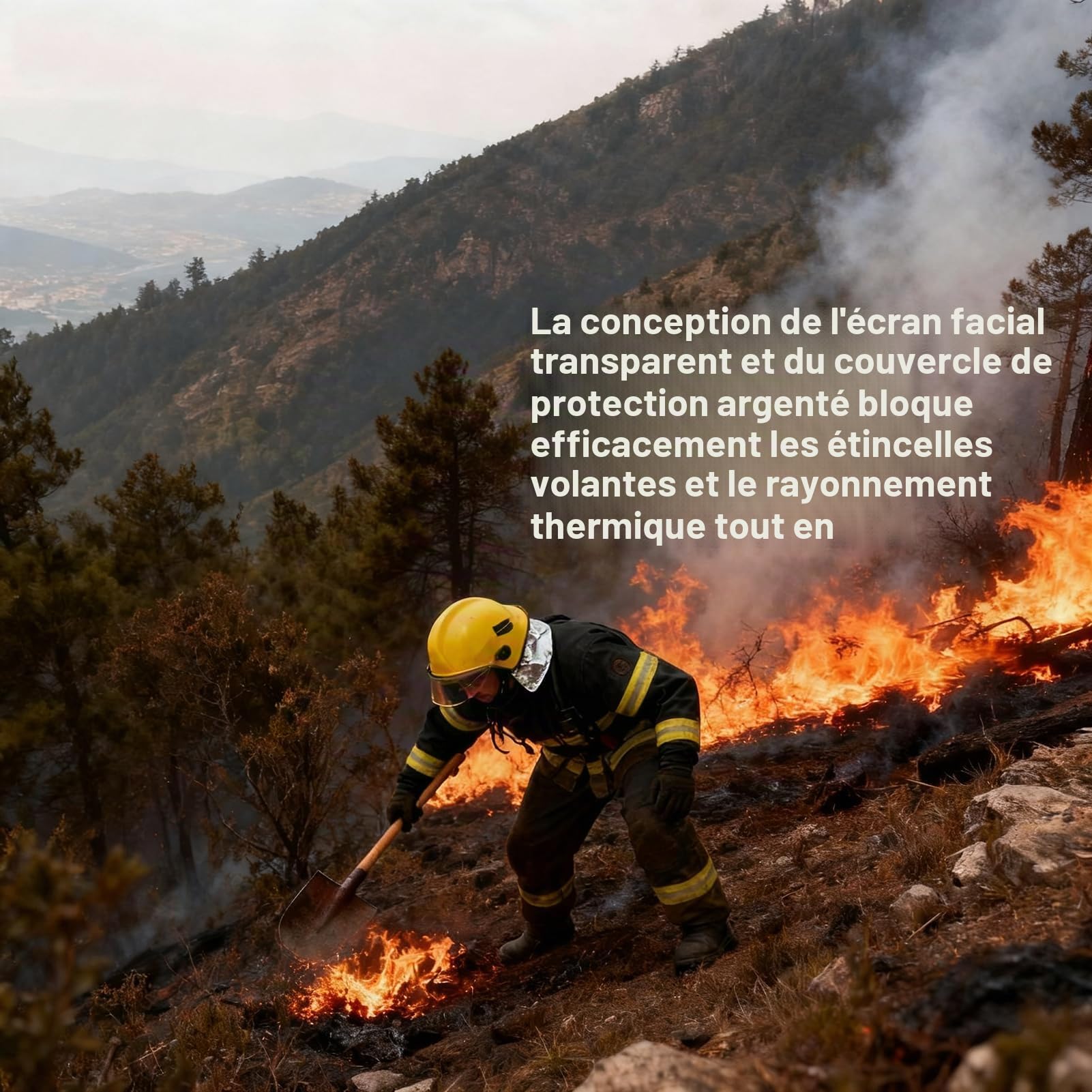 Casque de Sécurité Casque de Pompier Industriel Ignifuge et résistant à la Chaleur écurité De Pompier Casque pour Adultes l'industrie Pompiers urgences Équipement