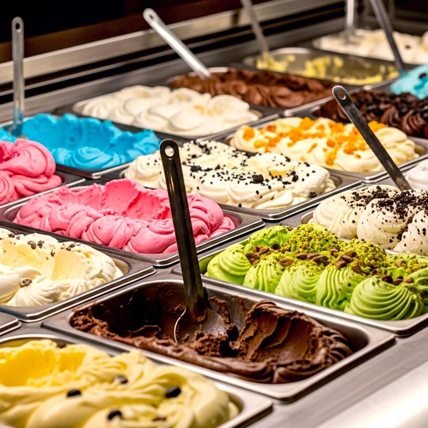 West Bay 4 Pack 1/3 Hotel Pan with Lids, 4'' Deep Steam Table Pan with Lid, 13''L x 6.8''W Stainless Steel Pans for Home, Party, Hotel, Buffet - Image 4