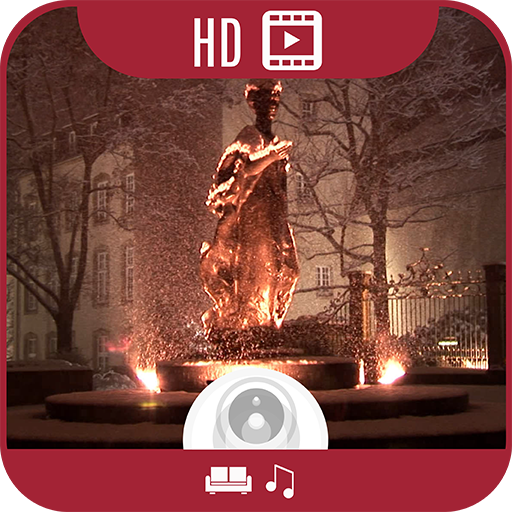 Mystic Winter City Night Ambience