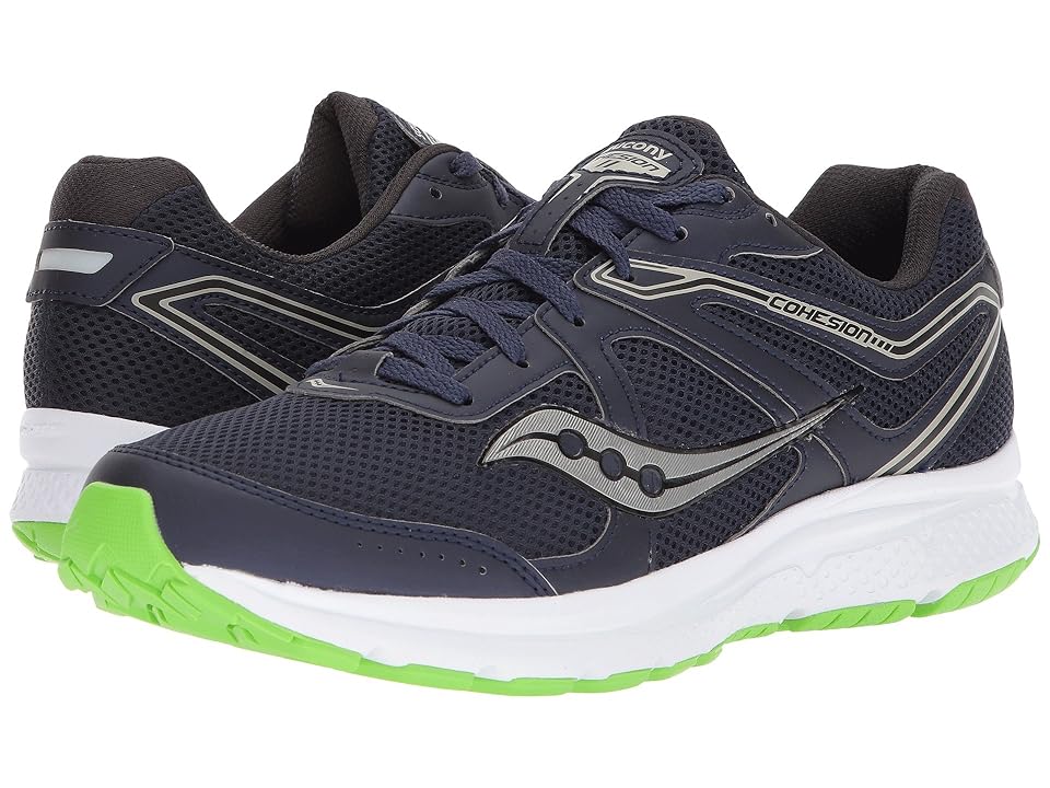 

Saucony Cohesion 11 (Navy/Slime) Men's Shoes, Black