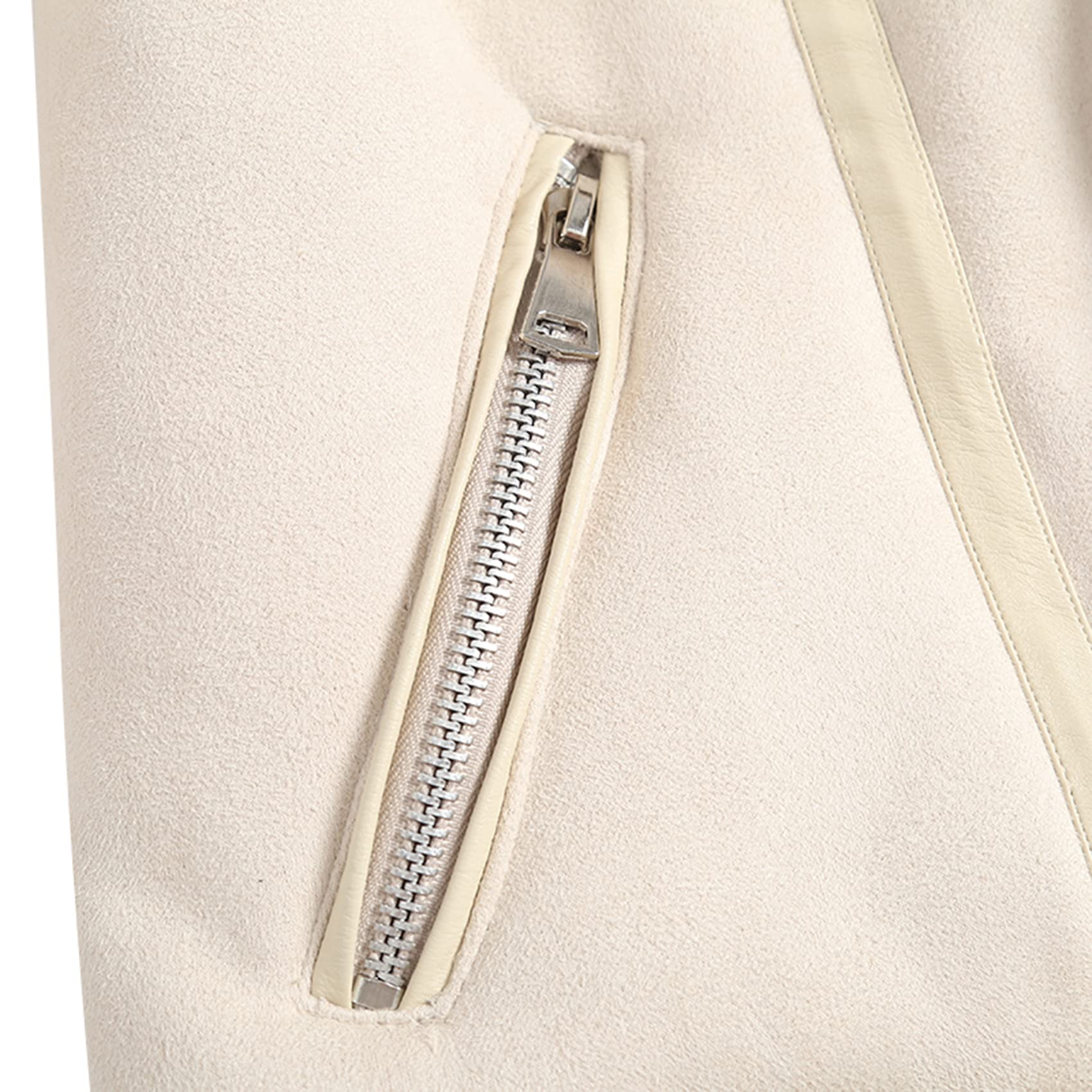 Automne Et Hiver éPais pour Femmes Double Face en Fourrure d'agneau Un Manteau en Peau De Daim Velours Mode Veste Chaude