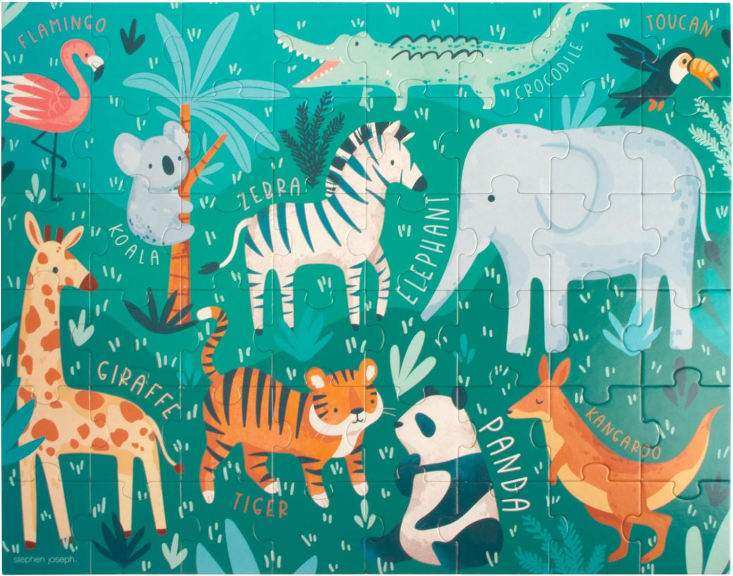 Stephen Joseph, Educational Puzzle with Canister, 48Piece