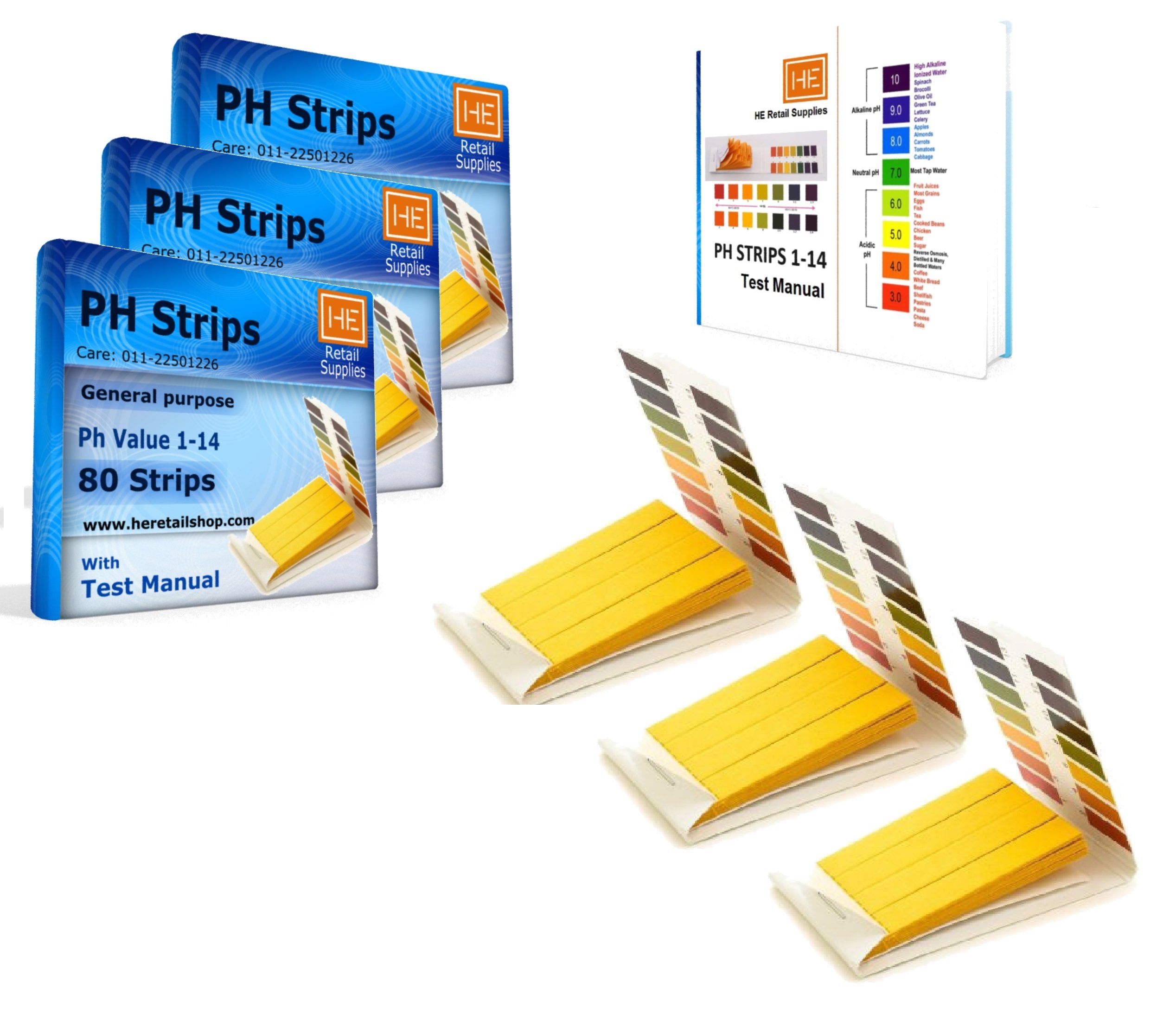 Buy Full Range pH 114 Test Indicator Litmus Paper Water Soil Urine