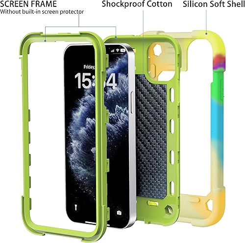 Miniatura 2 de MARKILL Funda compatible con iPhone 11 Pro Max de 6.5 pulgadas con soporte de anillo giratorio de 360, protección contra caídas de grado militar,
