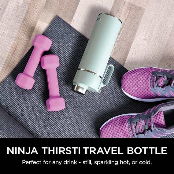 Ninja Thirsti Water Bottle and Flask 700 ML with Leak-Proof Lid, Mint