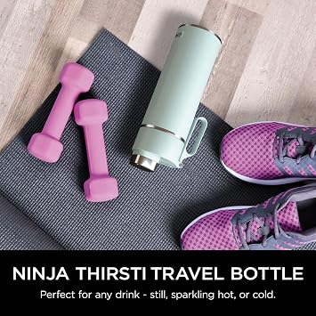 Ninja Thirsti Water Bottle and Flask 700 ML with Leak-Proof Lid, Mint