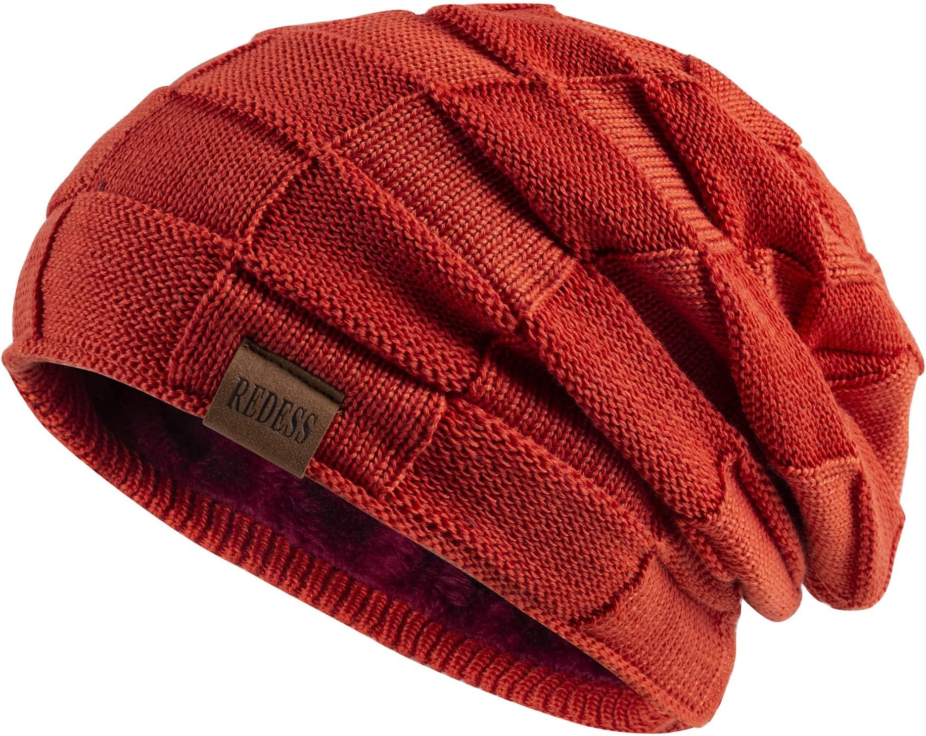 Beanie Hat for Men Winter Warm Hats Knit Slouchy Thick Skull Cap