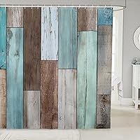 Vista 7 de Cortina de ducha de caballo 3D, juego de cortina de ducha de metal retro para niños y adultos, cortina de baño rústica con patrón de caballos