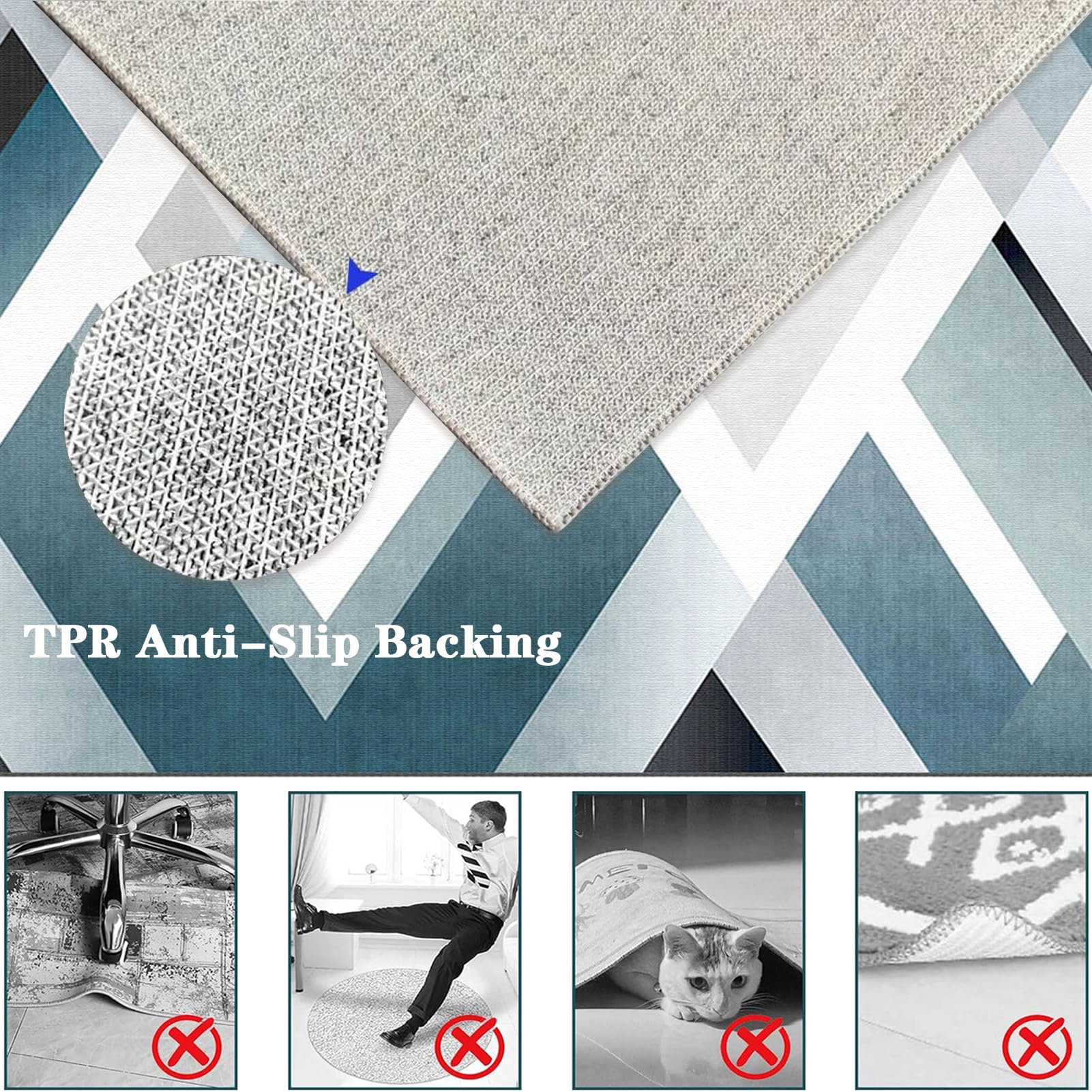 Alfombra Silla Ruedas Gaming Oficina, Alfombra Silla Escritorio, Gaming Protector de Suelo, Oficina Escritorio Gamer Alfombrilla, Alfombras para Sillas, Alfombra Suelo Gaming 80 x 120 cm