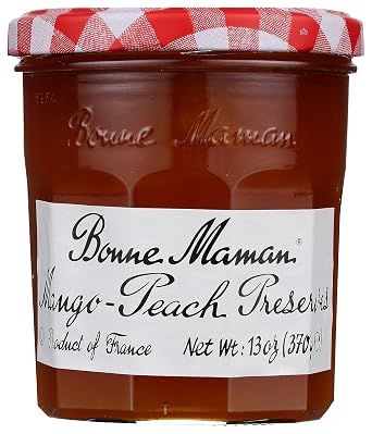 Bonne Maman Summer Variety Pack (Pineapple-Passion Fruit Preserves, Mango-Peach Preserves, Lemon Curd), Pack of 3