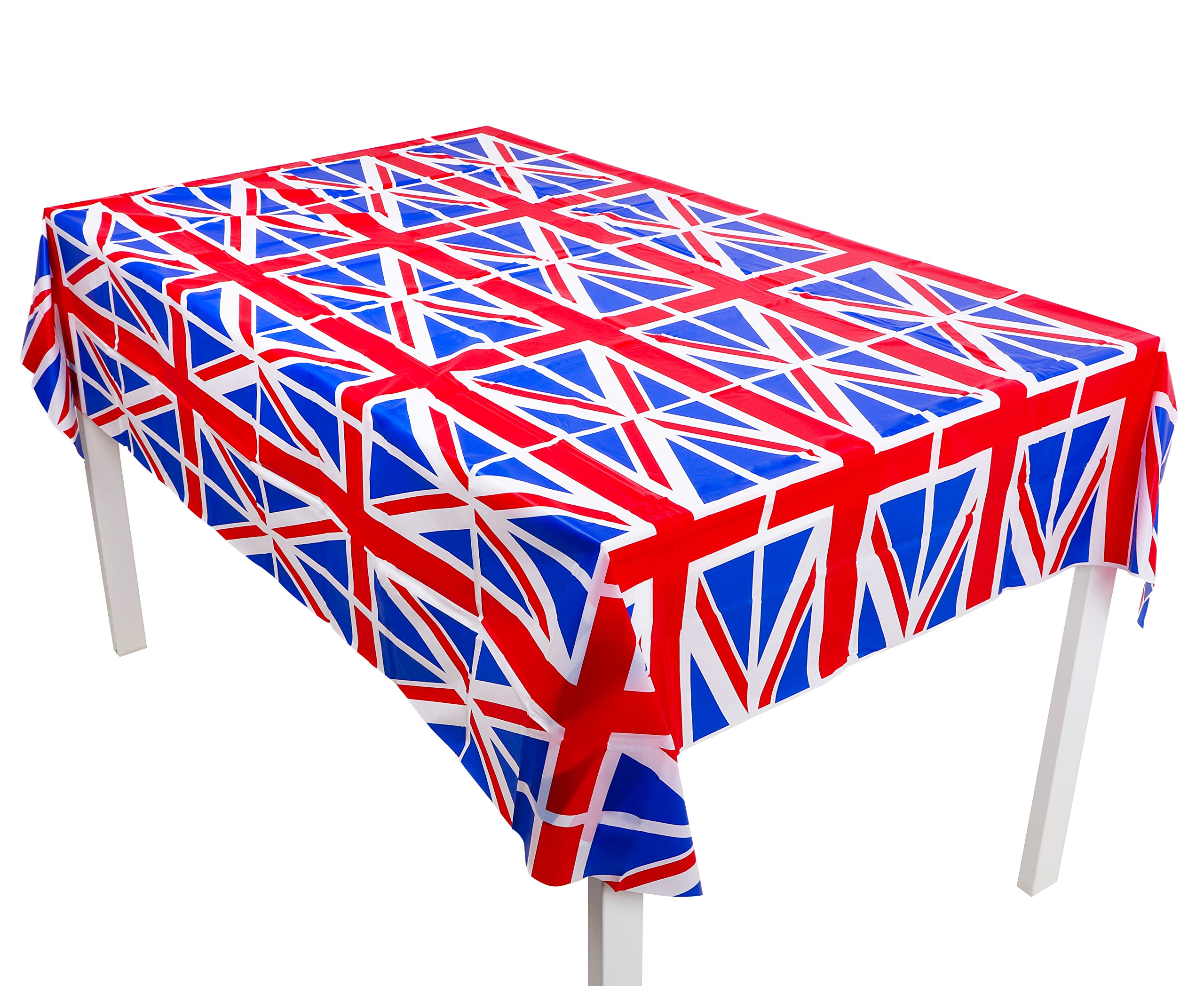 Toyland® Union Jack Printed Table Cloth - 135cm x 173cm -British Table Decorations