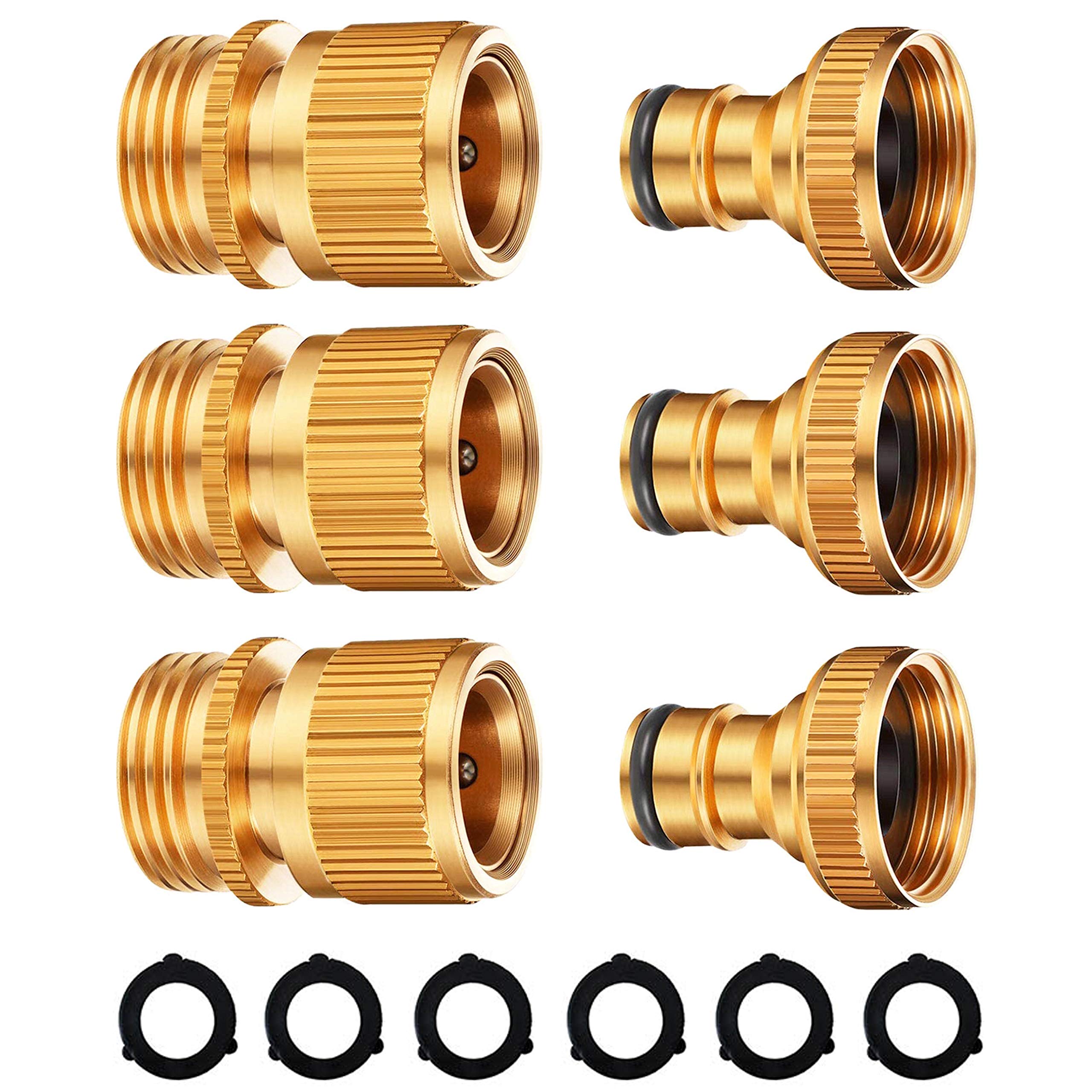 Buy DIRECT MFG Garden Hose Quick Connect 3 Sets Male and Female GHT