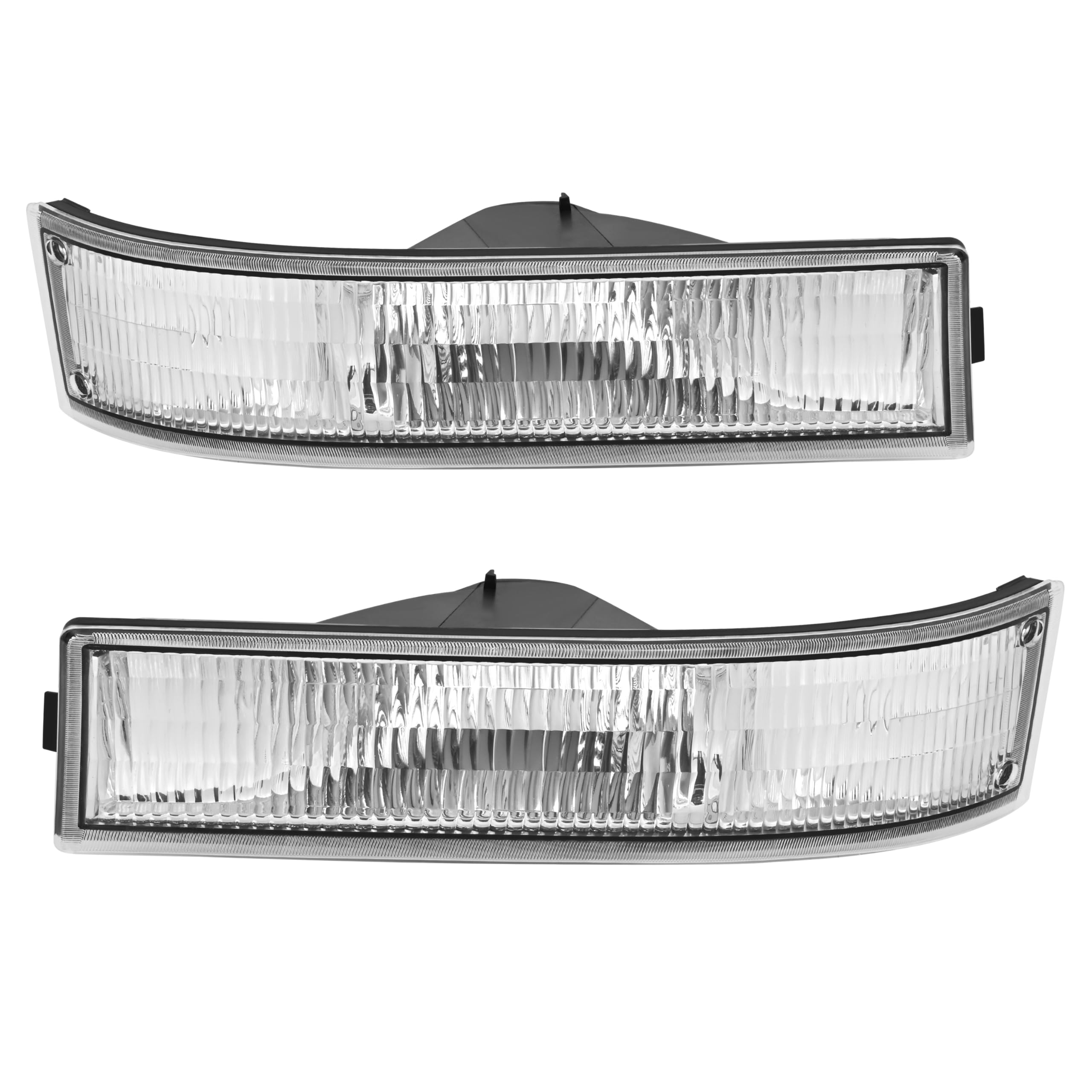 HECASA Pair Side Marker Parking Light Compatible with 1995-2005 Chevy Chevrolet Astro/GMC Safari Replacement for GM2520147 GM2521147 16523211 16523212 Side Marker Parking Lamp Clear Lens LH & RH