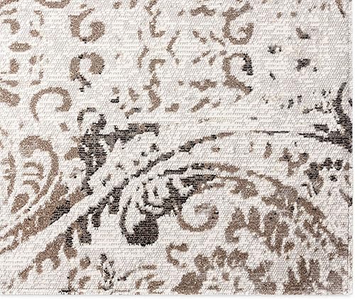 Miniatura 6 de Nicole Miller New York Patio Sofia Juniper - Alfombra para interiores y exteriores, marfilmostaza, 7 pies y 9 pulgadas x 10 pies y 2 pulgadas,