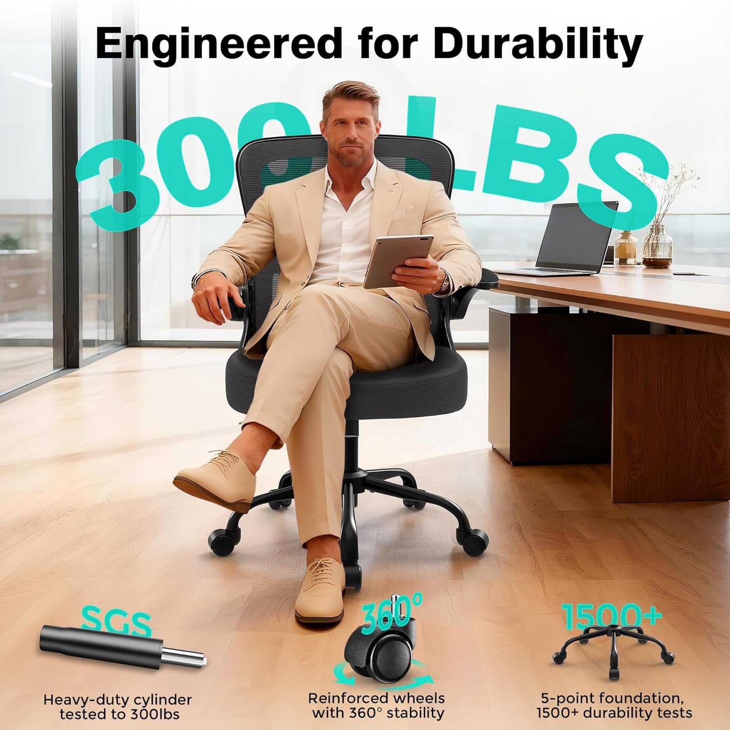 AreShark Office Chair durability features