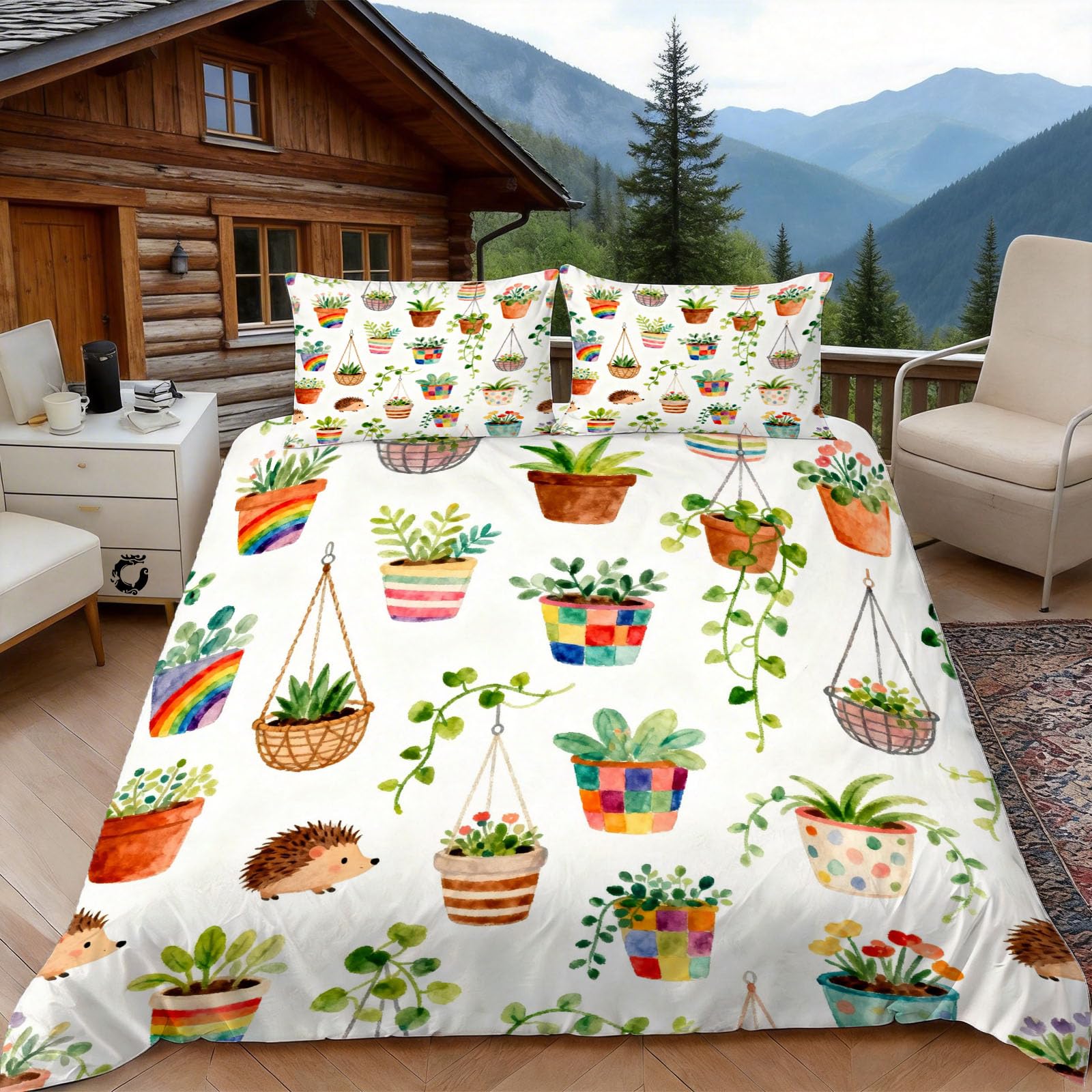 Housse de couette 240x260 fermeture éclair pour un lit 2 personnes facile à border