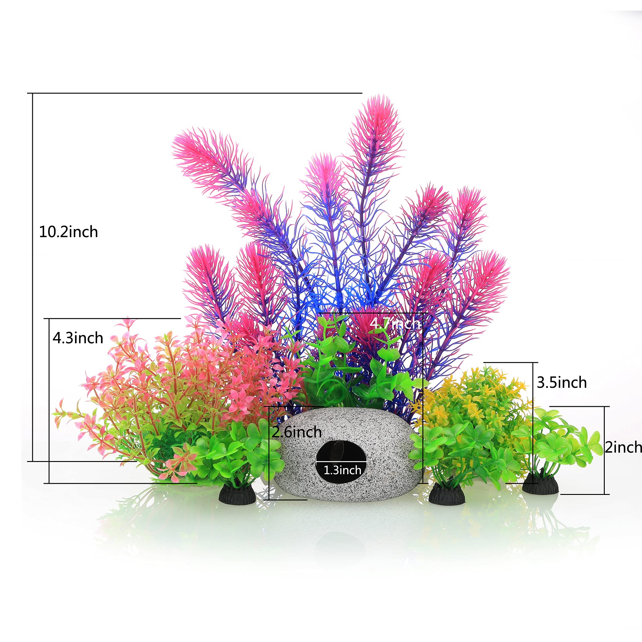 aquarium plastic plants