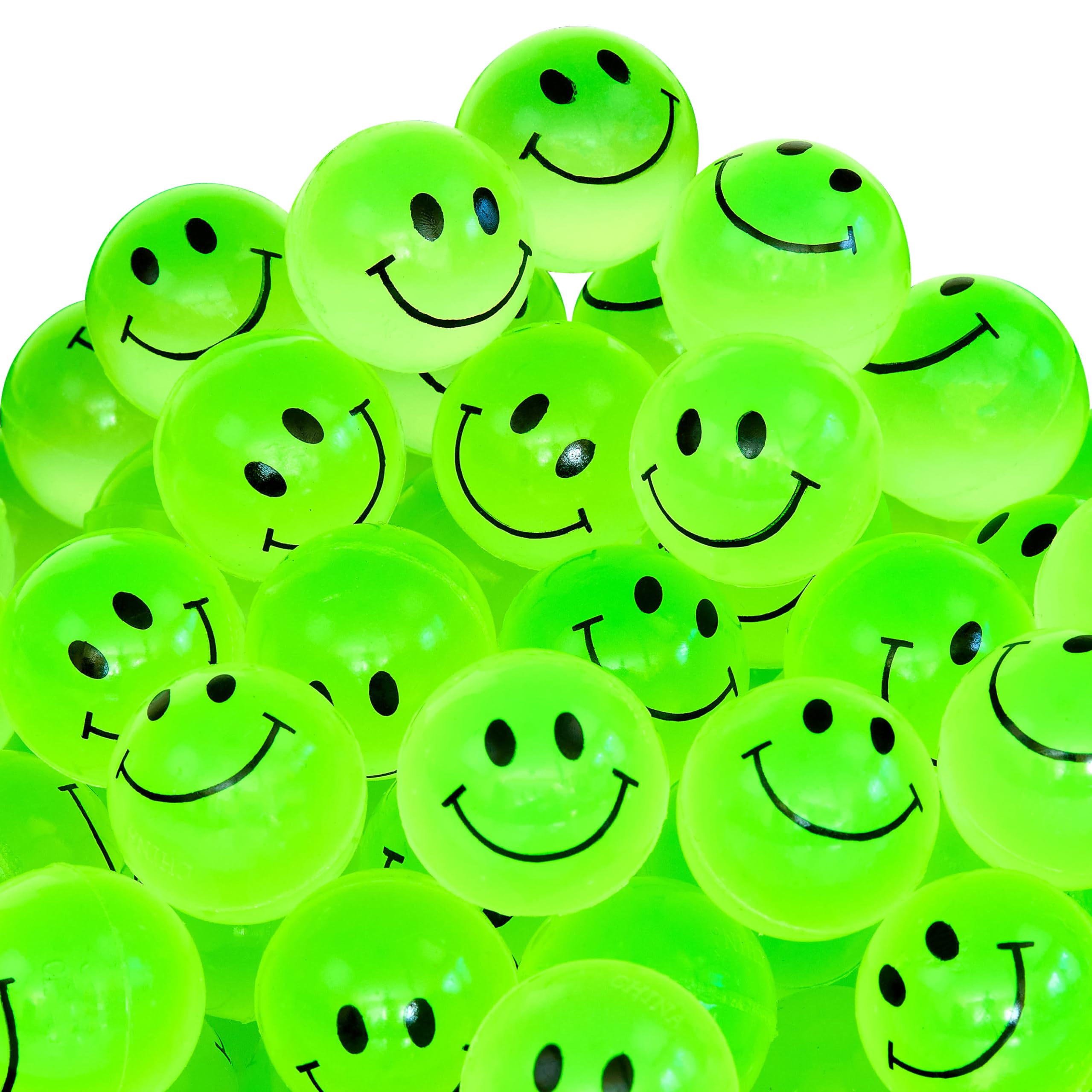 Playbees Glow in The Dark Bouncy Balls Bulk for Kids 144 Pack Super Bouncy Small Balls 1 inch for Kids Vending Machines Goodie Bag Stuffers for Boys and Girls