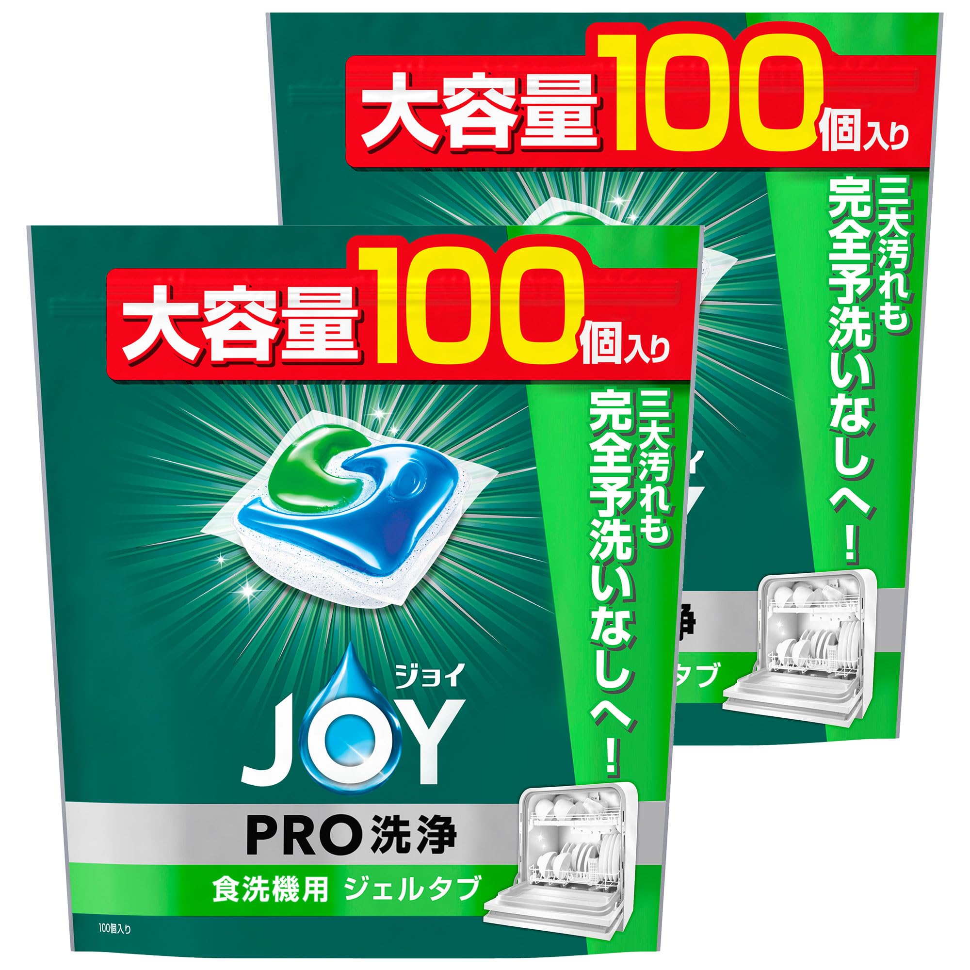Amazon.co.jp: ジョイ [大容量] ジェルタブ PRO W除菌 食洗機用