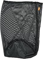 Vista 8 de 1 saco de dormir de malla de 68L, bolsa de almacenamiento, bolsa de lavandería con cordón, malla de poliéster resistente al desgarro, parte inferior