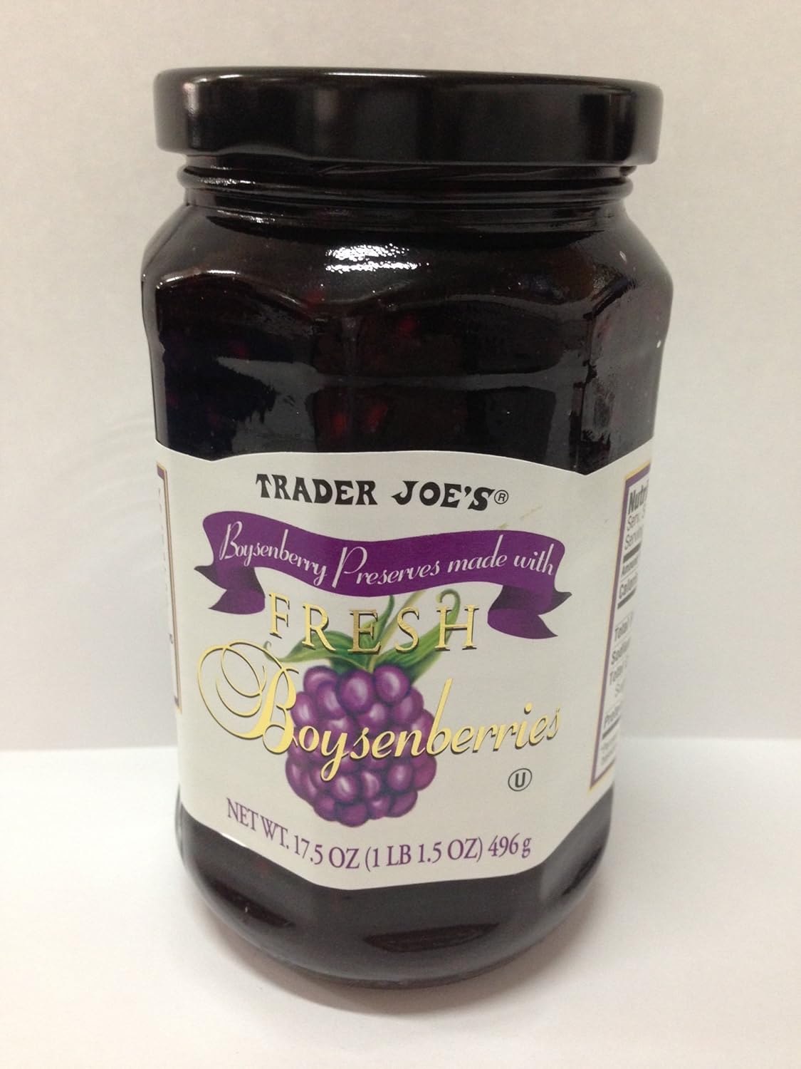 Trader Joe's Boysenberries Preserves Made with Fresh