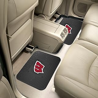 FANMATS NCAA Unisex-Adult Back Seat Car Utility Mats - 2 Piece Set