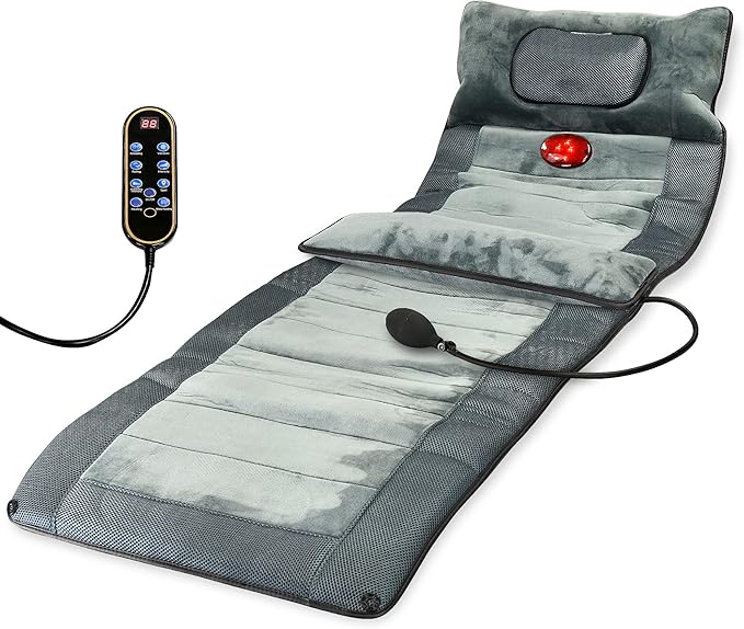 Carepeutic Luxury Comfort Full Body Massage Mat, Gray