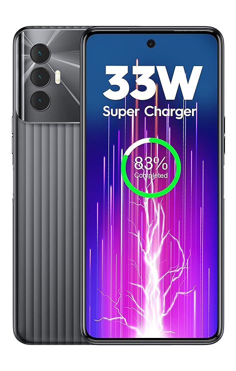TECNO Spark 8 Pro (Interstellar Black, 4GB RAM,64GB Storage) | 48MP Triple Camera | 33W Fast Charger at Rs. 8099