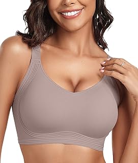 Womens Seamless Push Up Bras No Underwire Full Coverage Comfortable Bra V Neck Bralettes Wireless Everyday Bra