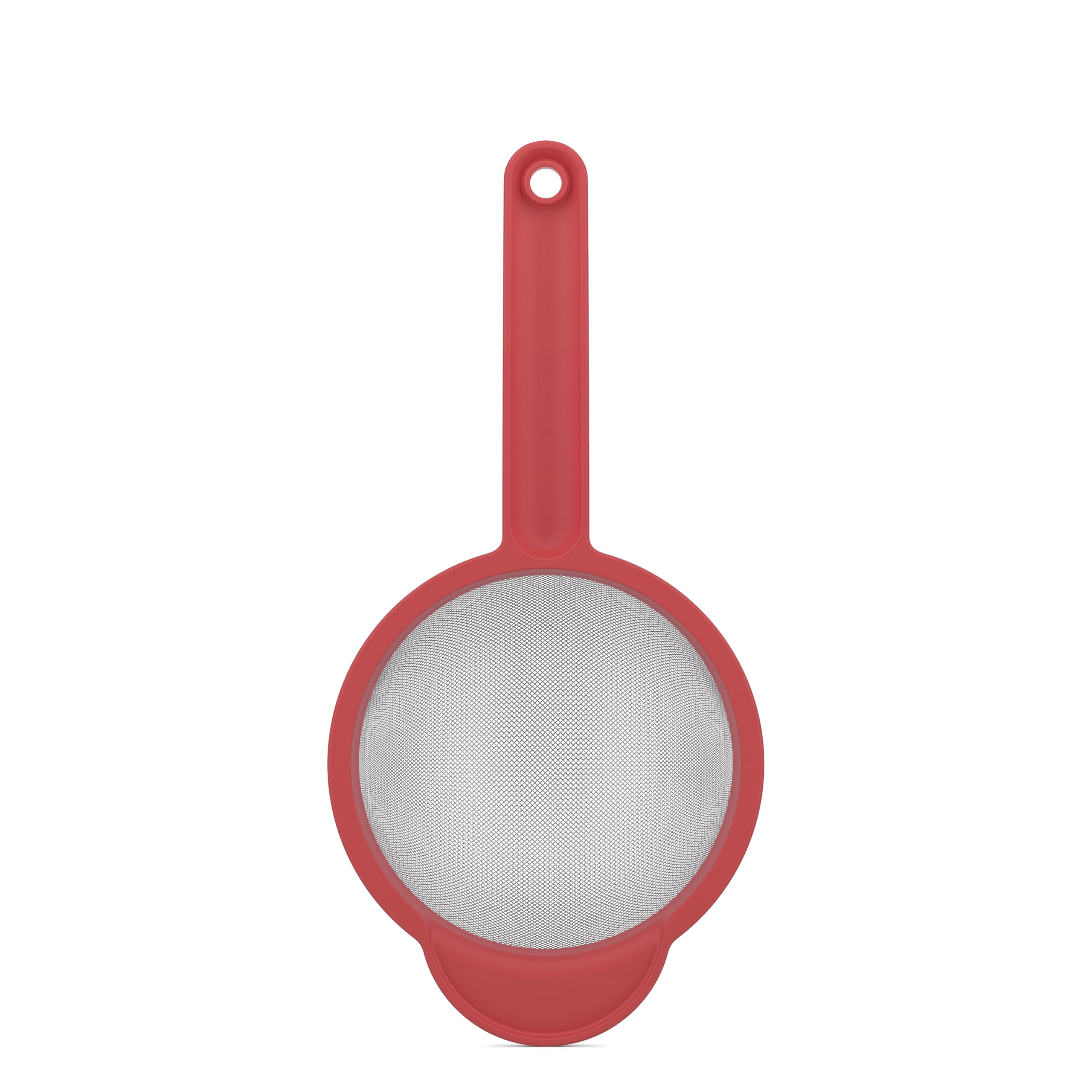 Mepal - Sieve Chef it - Hanging Hole for Easy Storage - Fits Mixing Bowls - Heat Resistant up to 110°C / 230°F - Kitchen Gadgets - 16,7 cm - Coral