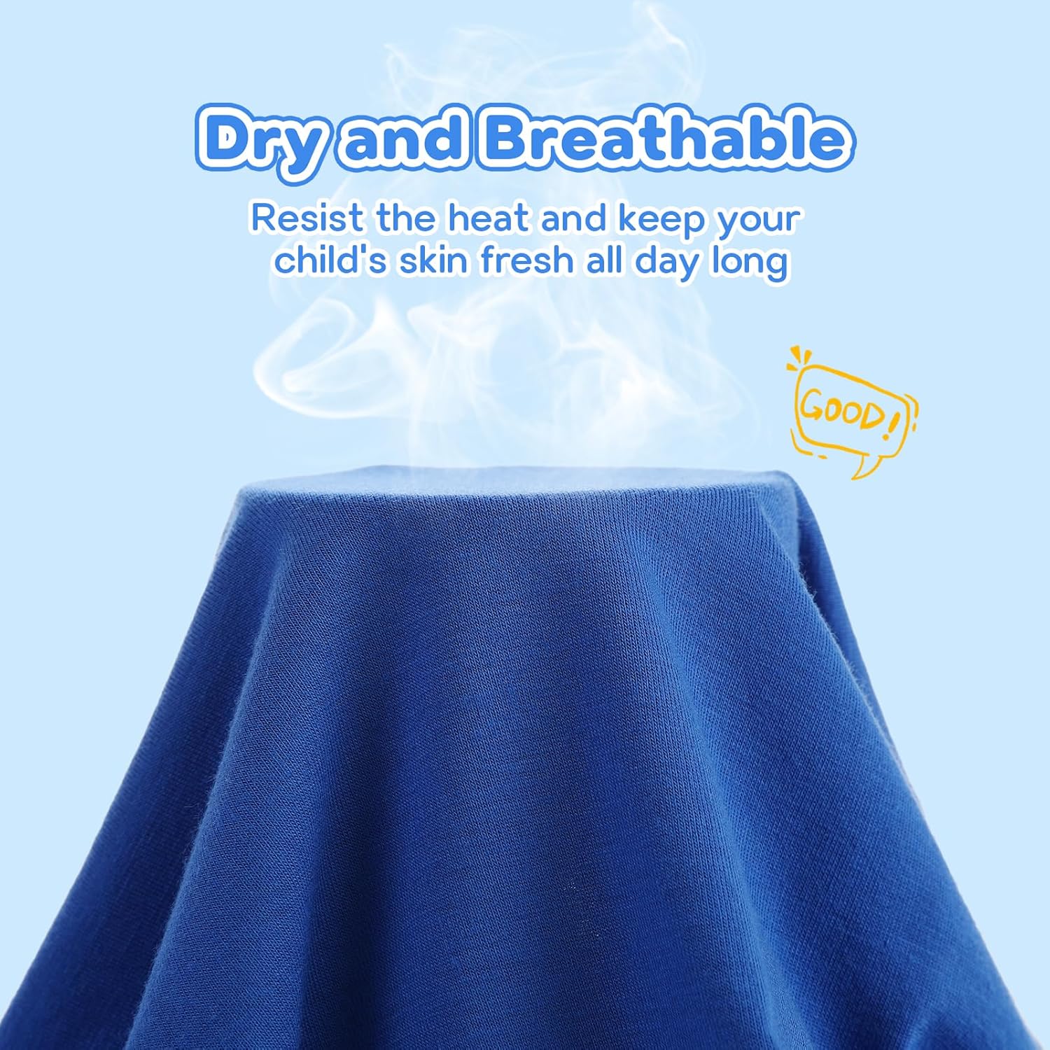 BAMBOO COOL Boys' Underwear Moisture-Wicking Brethable Boxer Briefs Soft Lightweight Tag-Free with Fly Pouch 6-Pack - Image 5