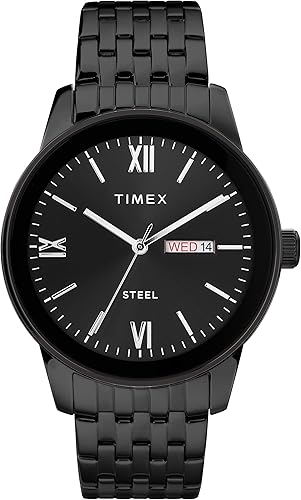 Timex Reloj de vestir Day-Date de 1.614 in para hombre