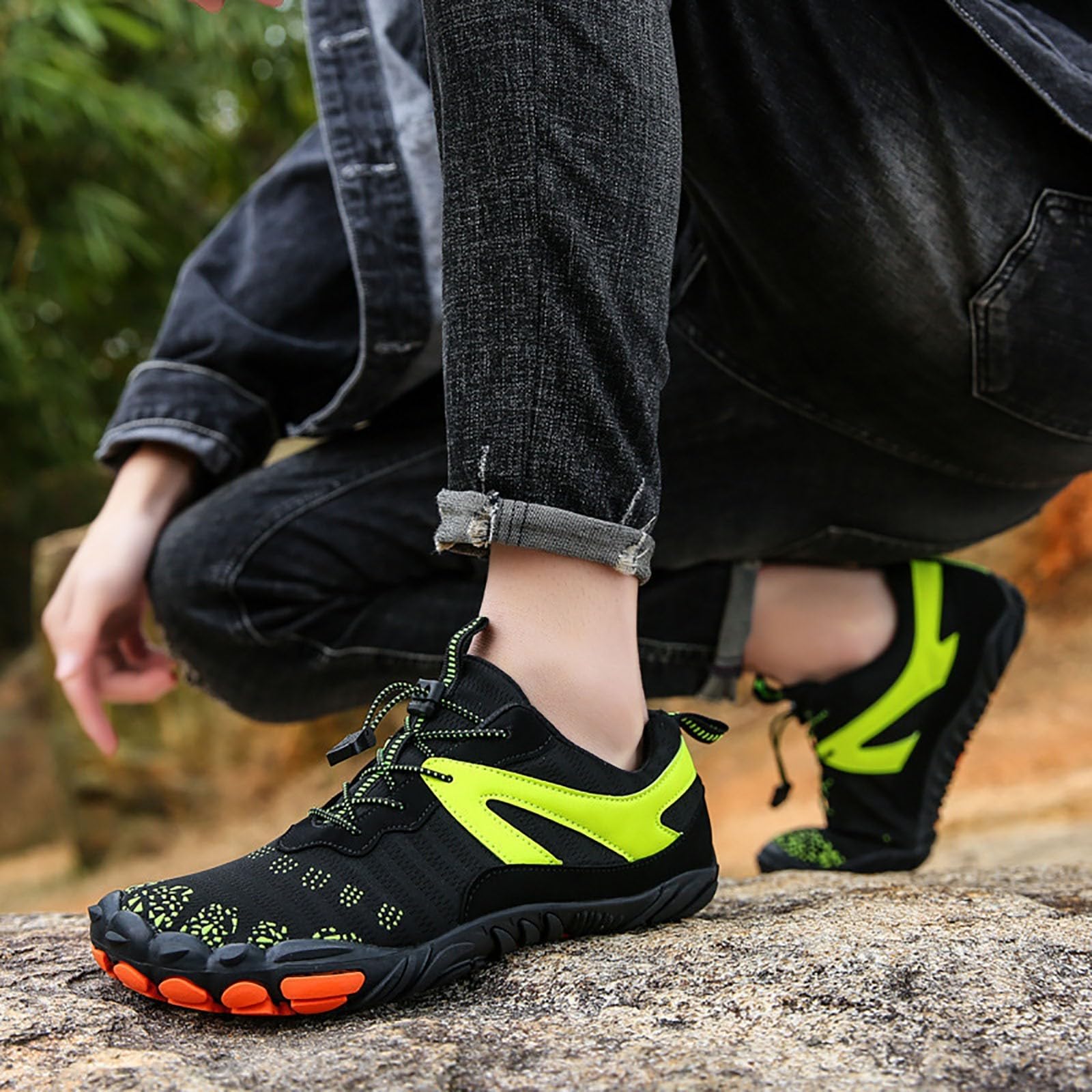 Genérico Zapatos Acuáticos Hombre Zapatos Acuáticos para Mujeres y Hombres, de Playa, Pies Descalzos, Deportes al aire libre de verano para senderismo, natación, playa, caminar hombre