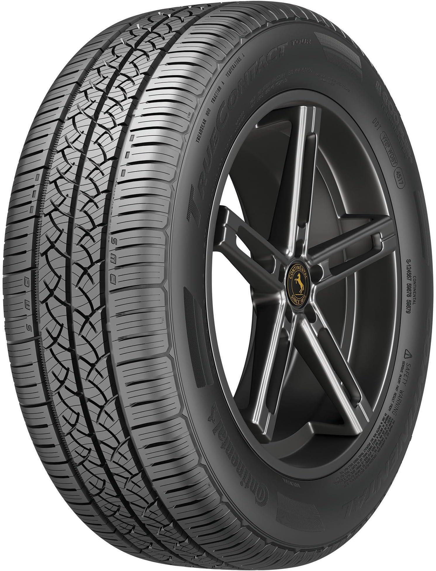 Continental TrueContact Tour Performance Radial Tire-195/60R15 88T